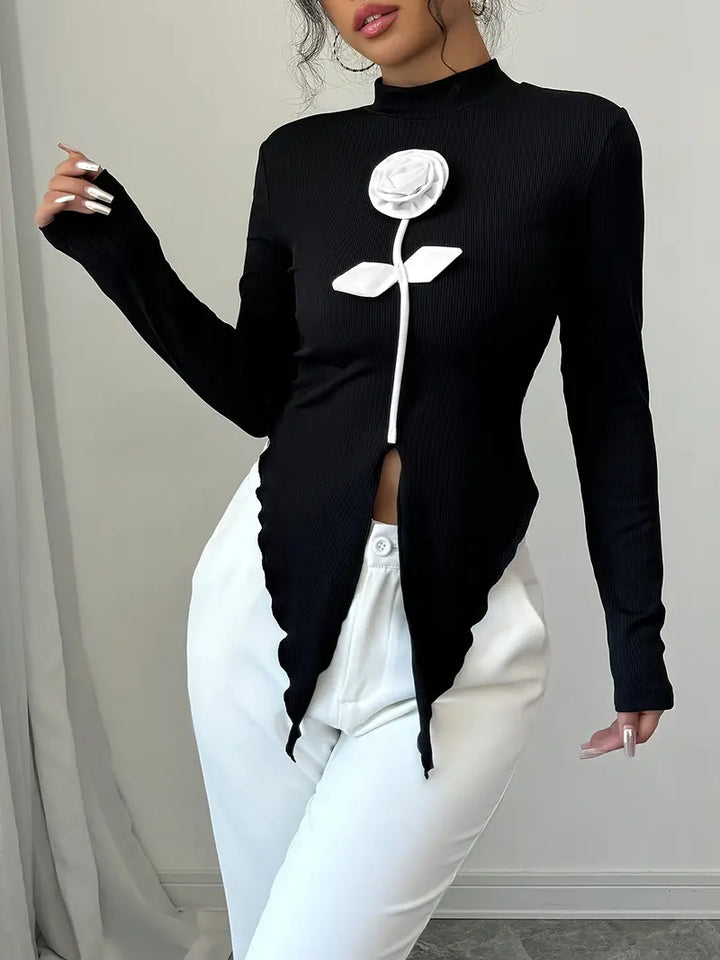 Drune | Elegantes Schwarzes Top