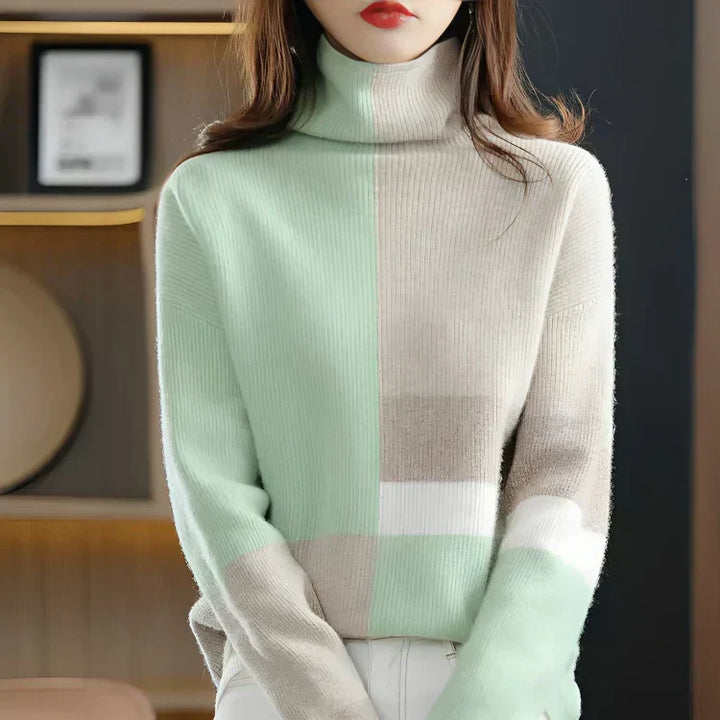 Drune | Kuschelpullover mit Farbakzenten für den Winter