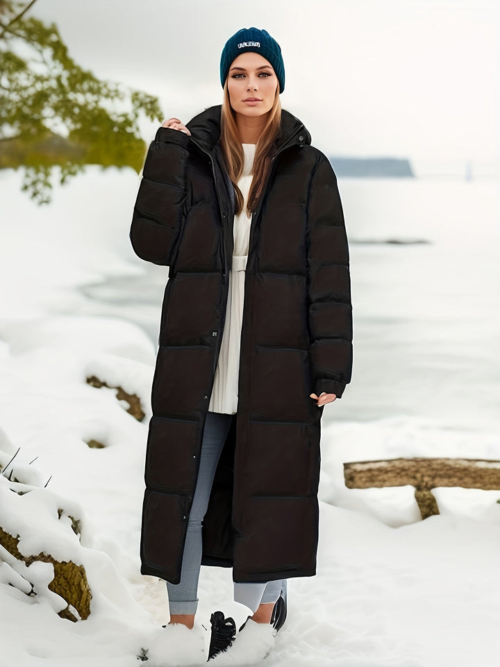 Drune | Damen Langer Winter Daunenmantel