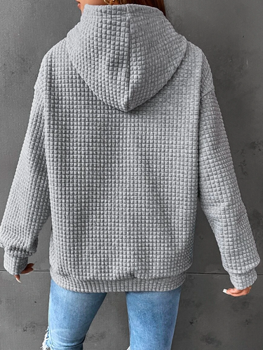 Drune | Casual Hoodie Einfarbig für Damen