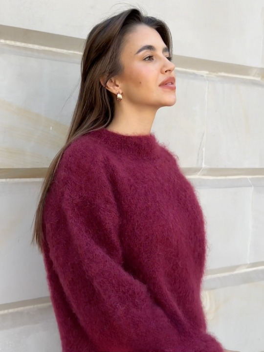 Drune | weicher Mohair-Strickpullover