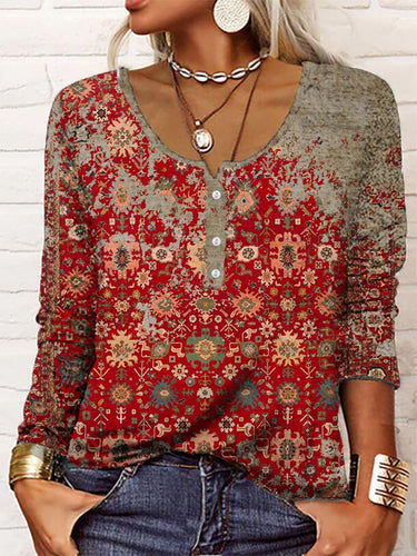 Drune | Elegante Pullover mit Aztekenmuster