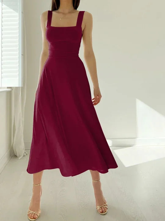 Drune | Elegante Rückenfreie Maxi Kleid