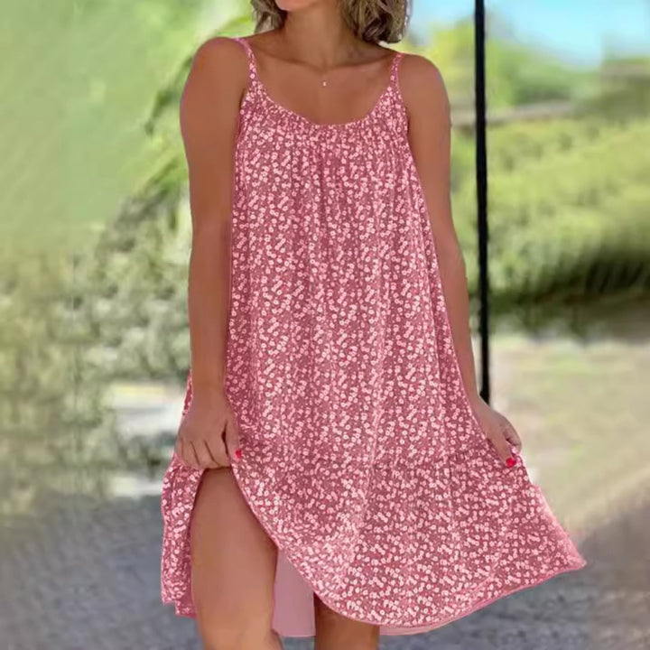 Drune | Großes Pendel floral Hosenträger Weste Kleid