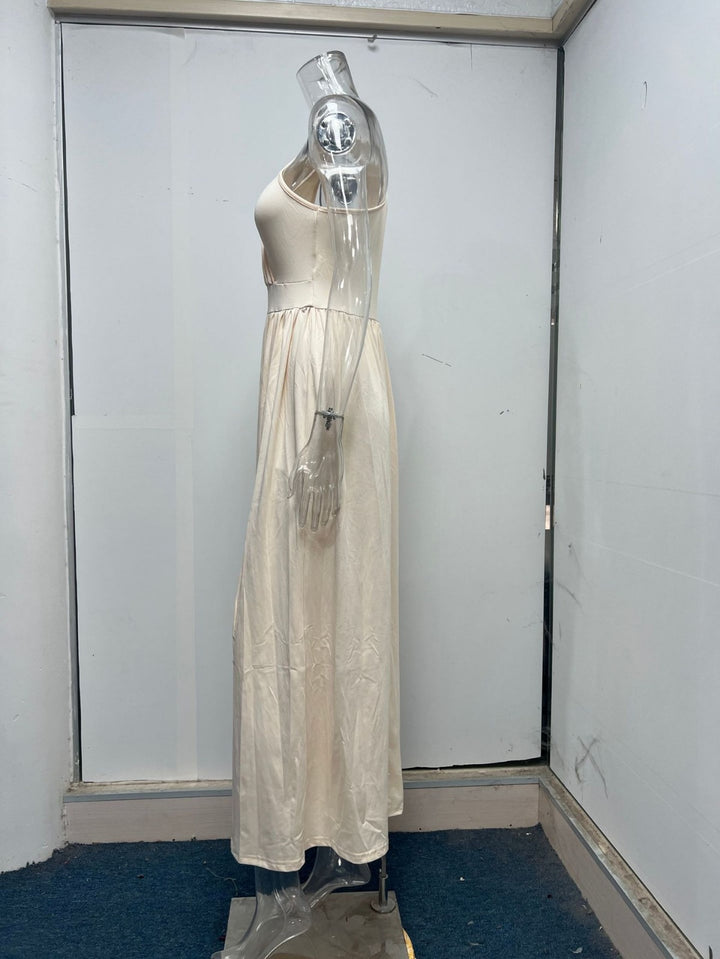 Drune | Ärmelloses Kleid mit hoher Taille und Öffnung