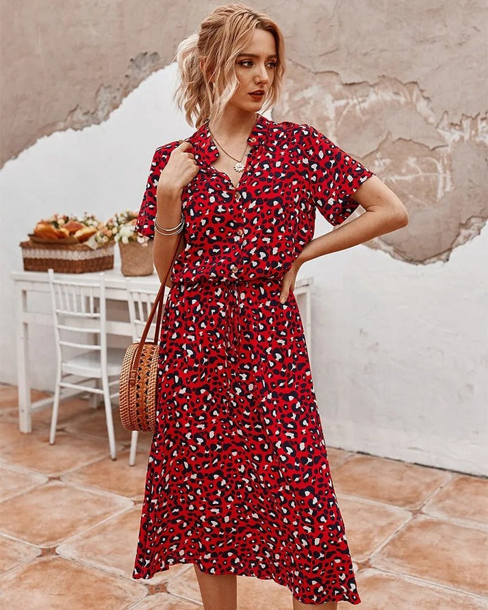 Drune | Elegantes Langarm-Winterkleid Für Frauen