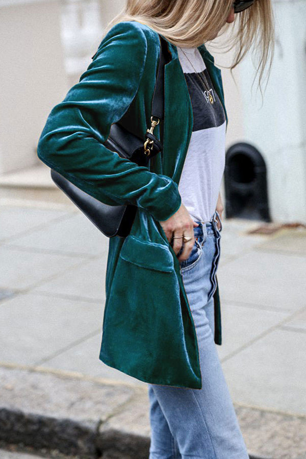 Drune | Blazer aus Samt im Streetstyle
