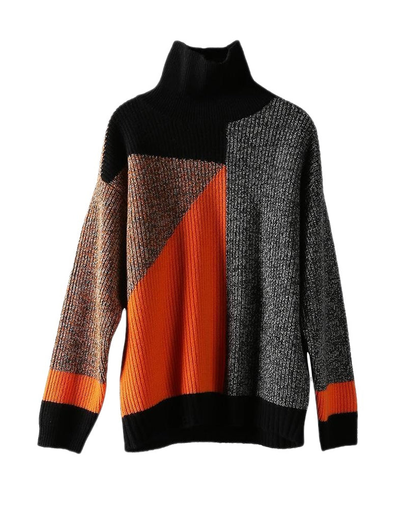Drune | Pullover mit Stehkragen