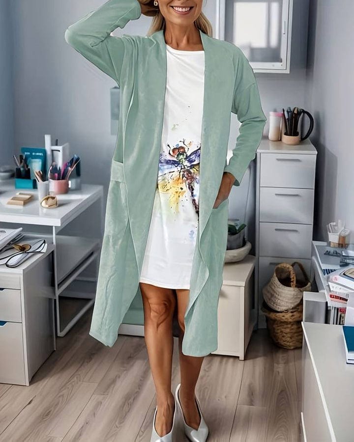 Drune | Langer Mantel Lässig Hochwertig Moderner Stil Ideal Für Den Winter