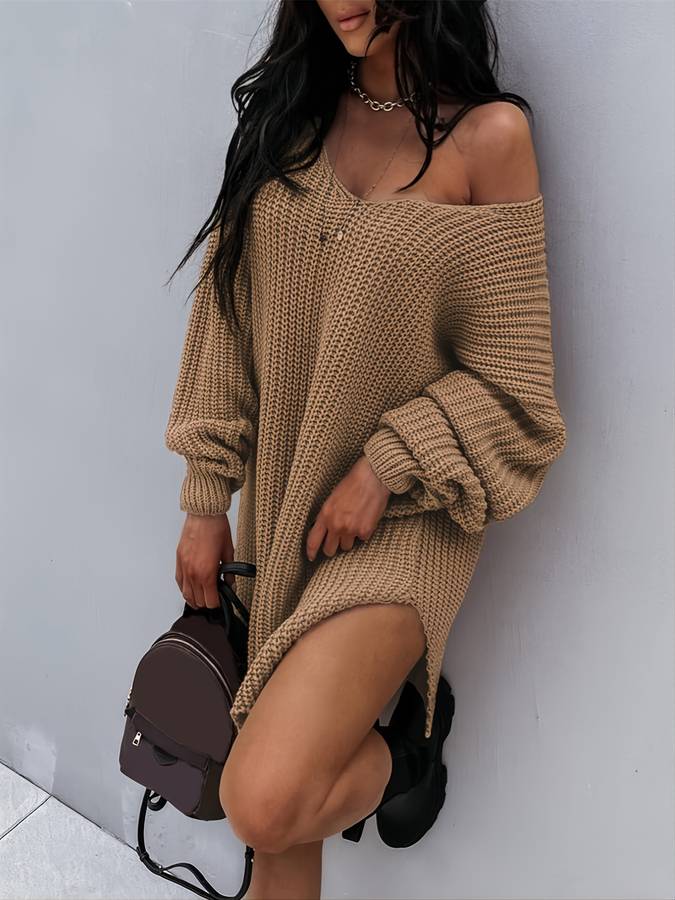 Drune - Übergroßes Strickkleid