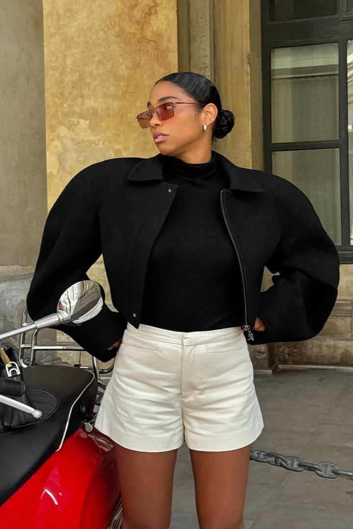 Drune | Woll Zip Vorderjacke