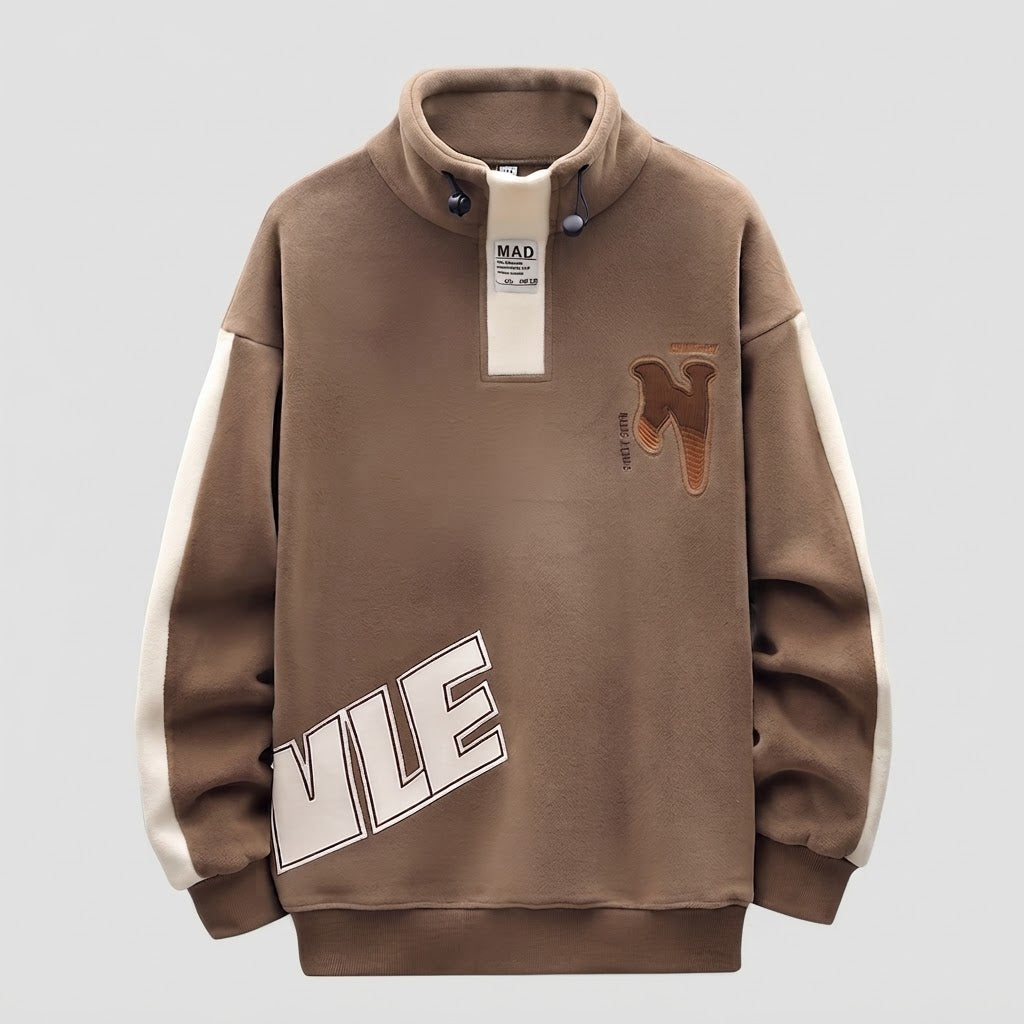 Damen Sportliches Oversized Sweatshirt Drune