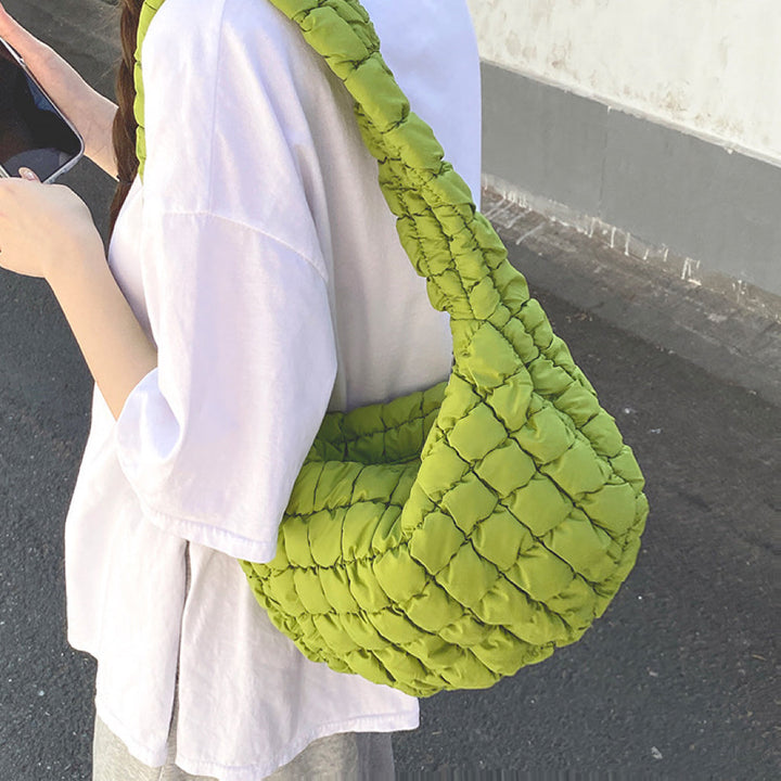 Drune | Plissierte Schultertasche Für Frauen