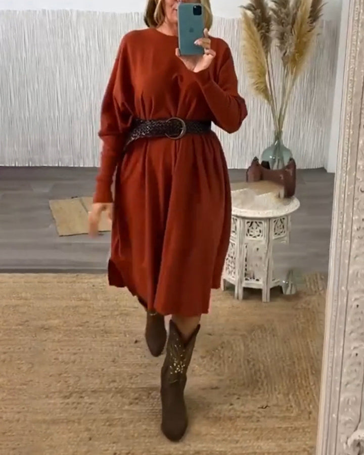 Drune | Pulloverkleid mit Fledermausärmeln