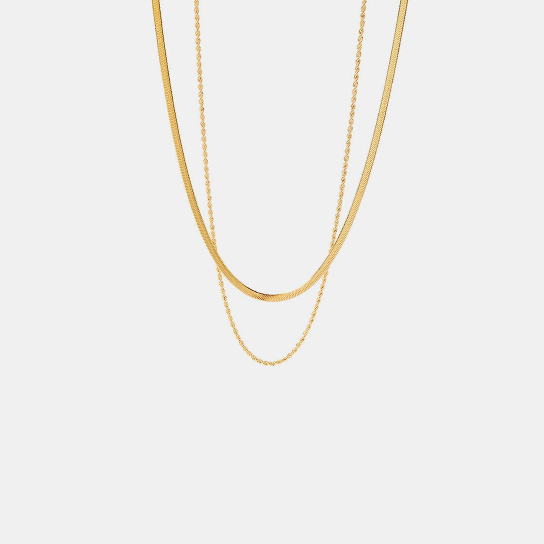Drune | Geschichtete Goldkette