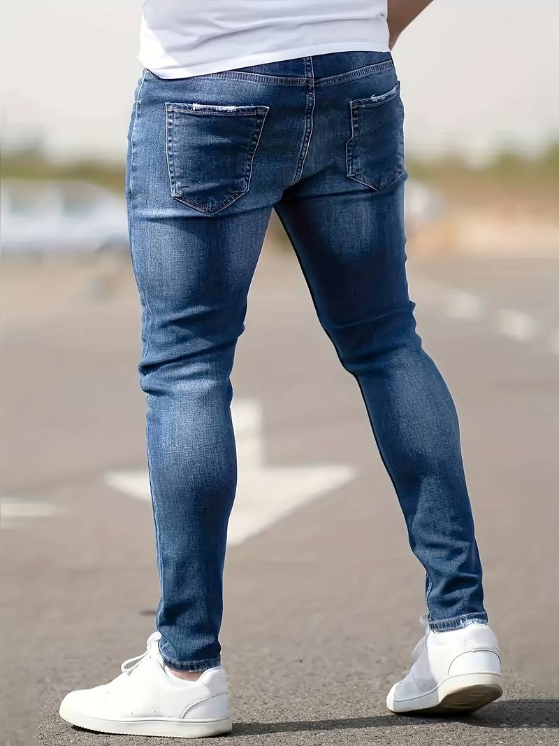 Drune | zerrissene jeans für männer