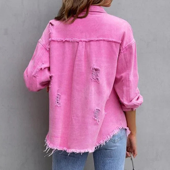 Drune | Lebendige Kante Atmungsaktive Jeansjacke