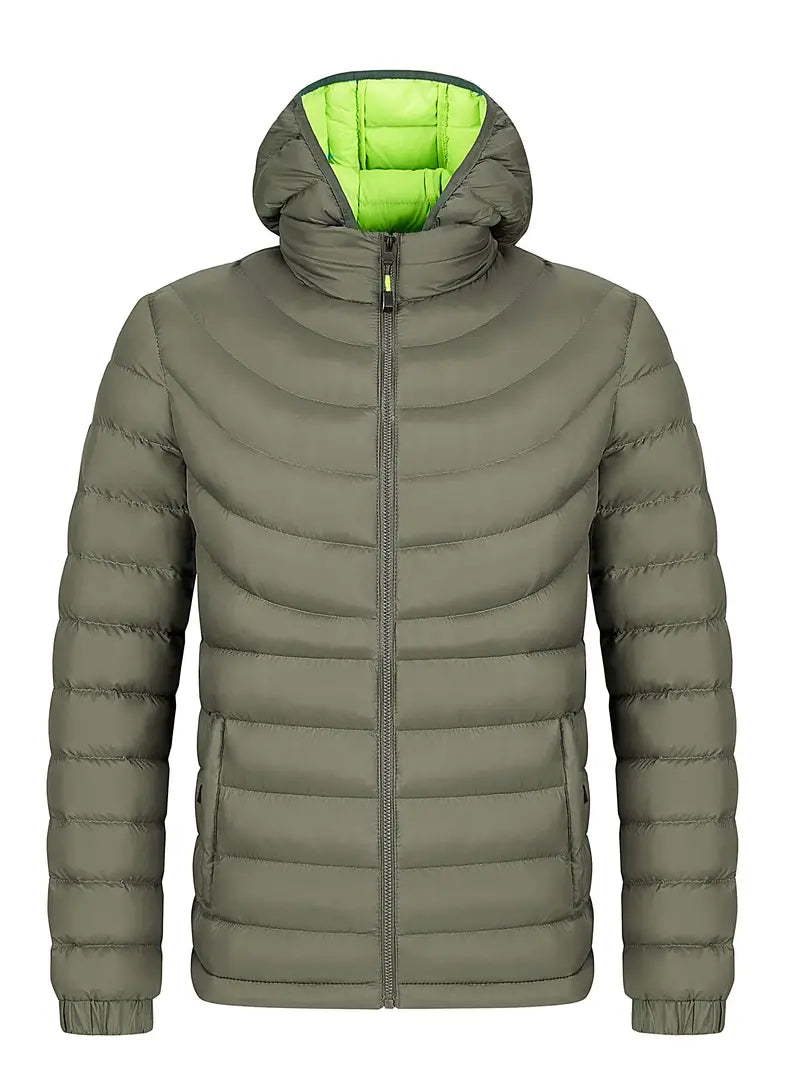 Drune | Herrenjacke mit Hohem Kragen Gefüttert für Herbst und Winter