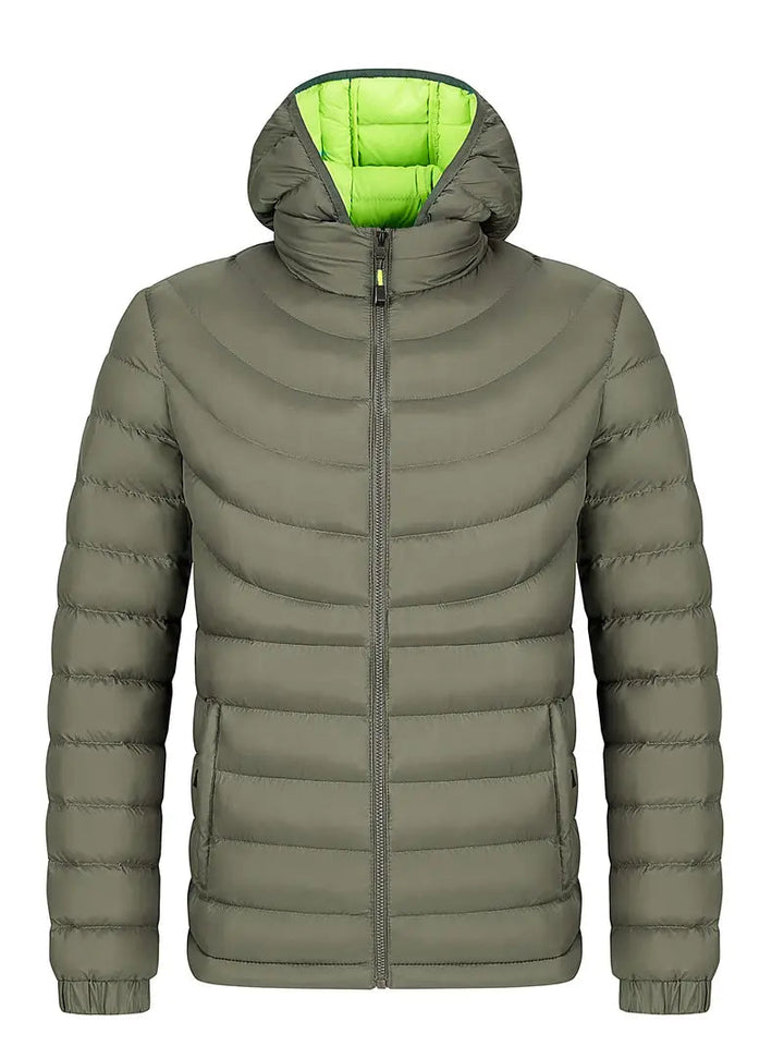 Drune | Herrenjacke mit Hohem Kragen Gefüttert für Herbst und Winter