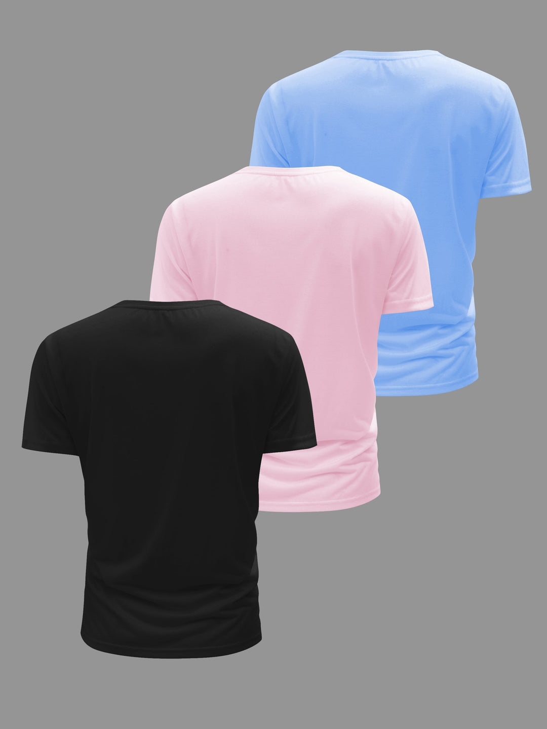 Drune | 3 Pack Herren Lässig Kurzarm T-shirts