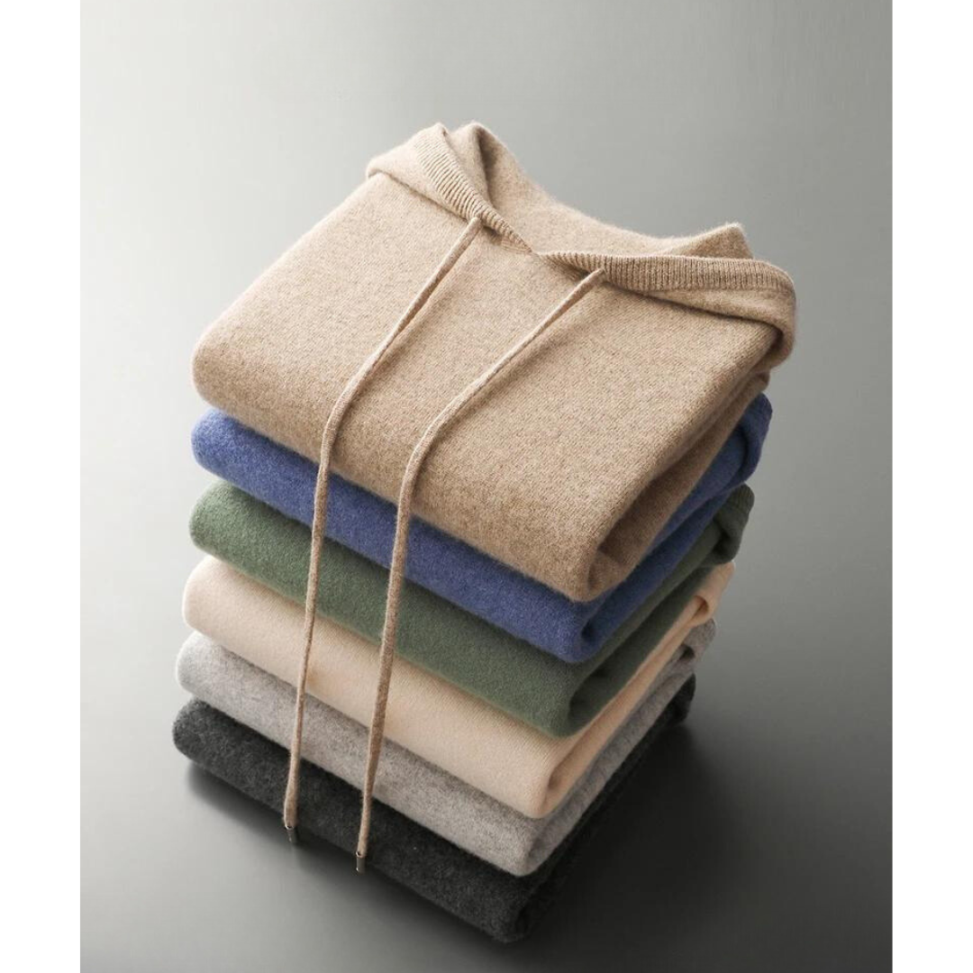 Drune | merino strick kapuzenpullover