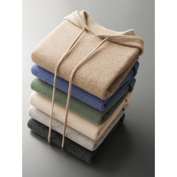 Drune | merino strick kapuzenpullover