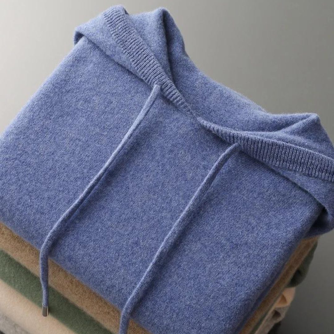 Drune | merino strick kapuzenpullover
