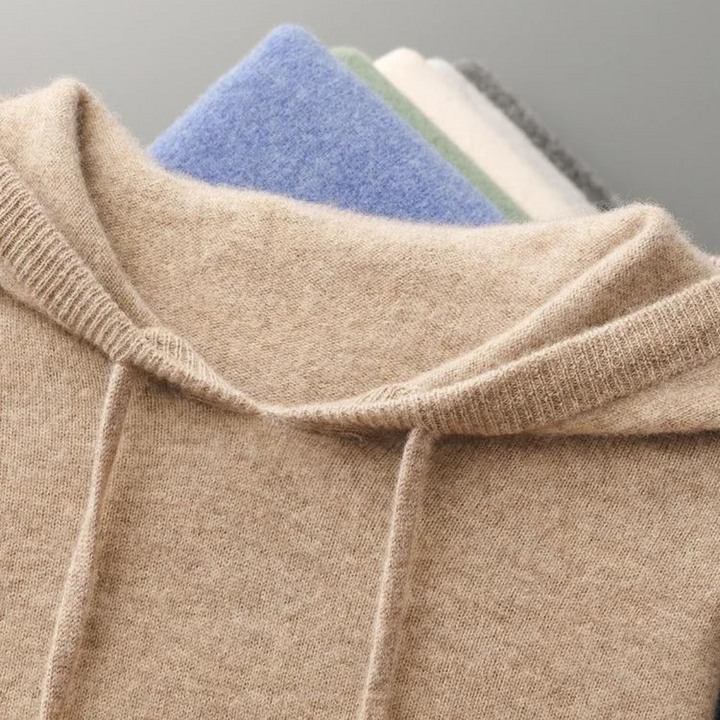 Drune | merino strick kapuzenpullover