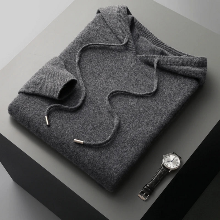 Drune | merino strick kapuzenpullover