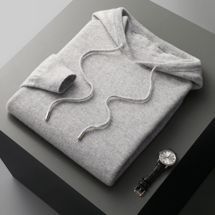 Drune | merino strick kapuzenpullover