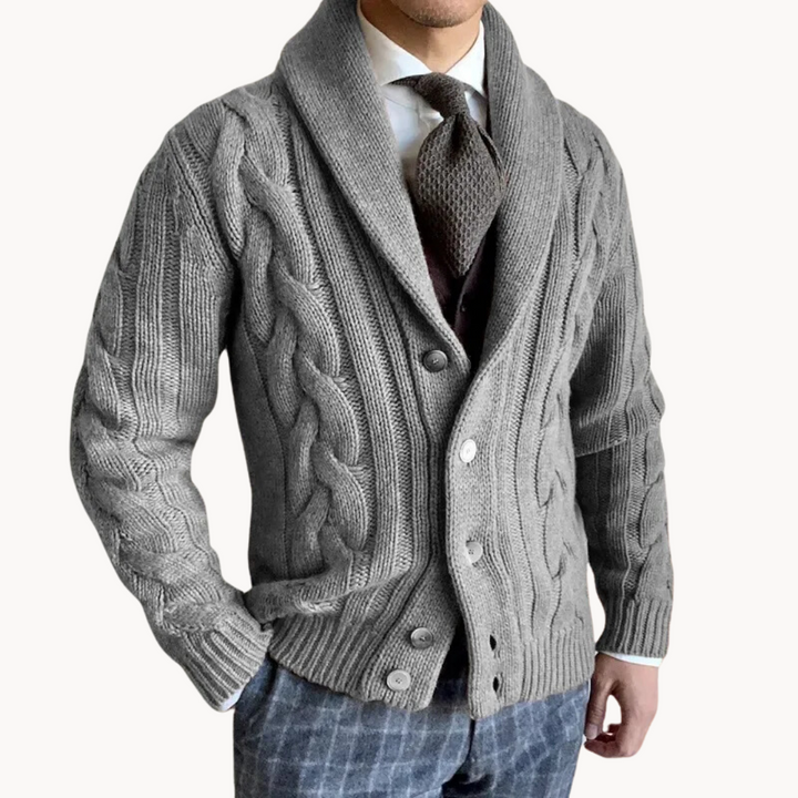 Drune | Strickschal-Strickjacke
