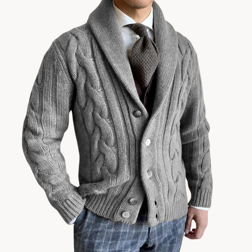 Drune | Strickschal-Strickjacke