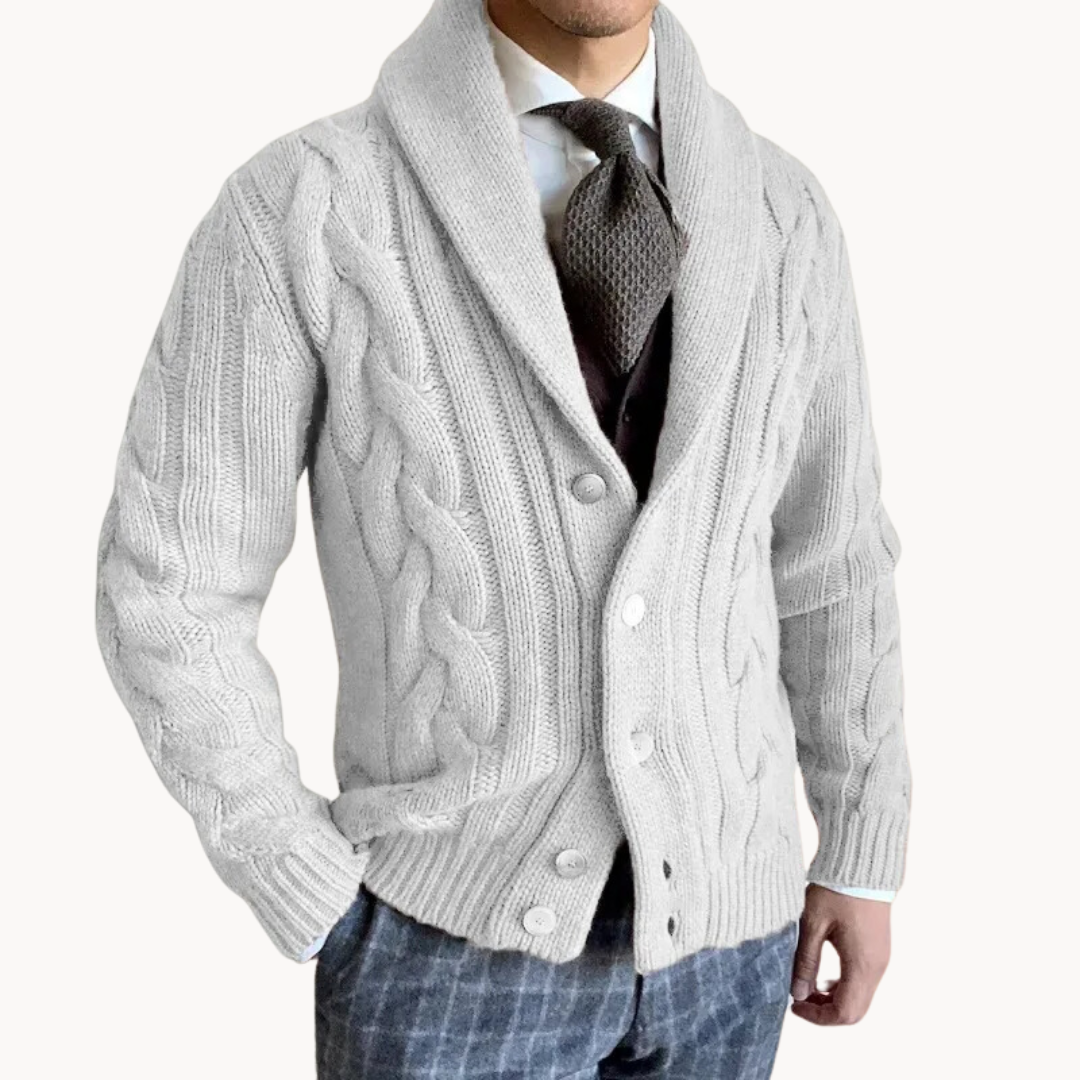 Drune | Strickschal-Strickjacke