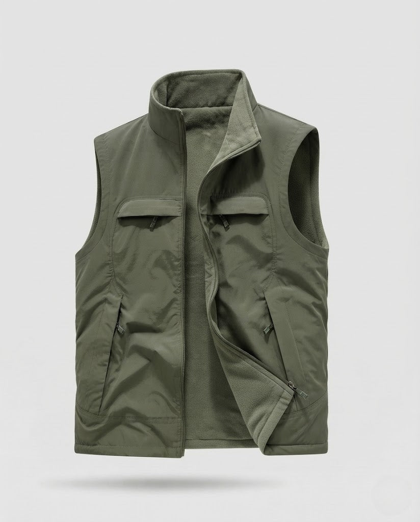 Herren Praktische und wandelbare Fleece-Weste Drune