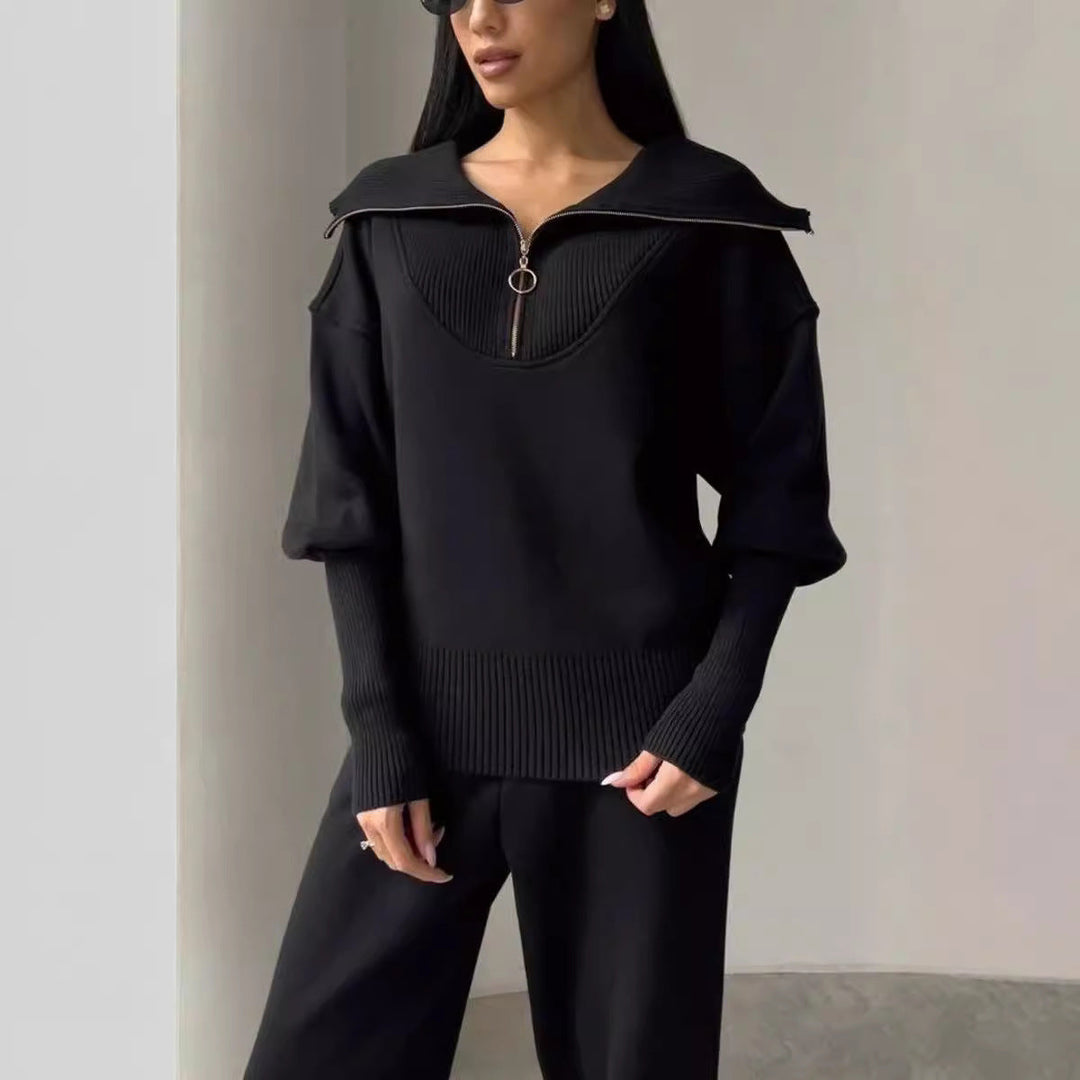Drune | Freizeit-Set mit Reißverschluss-Pullover