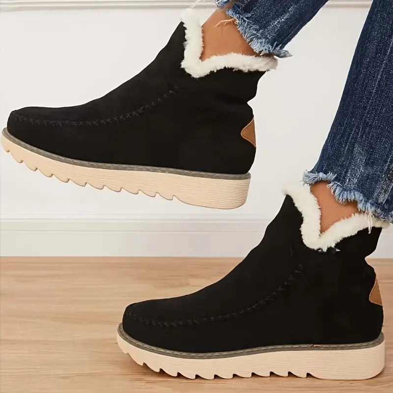 Drune | Warme Plüsch Schafslederstiefel, Stylisch und Bequem