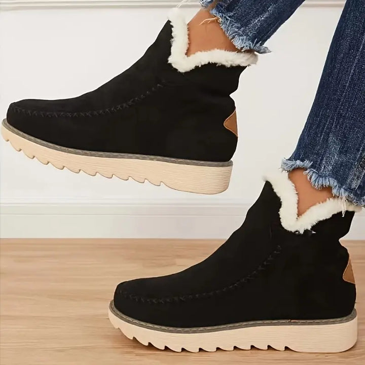 Drune | Warme Plüsch Schafslederstiefel, Stylisch und Bequem