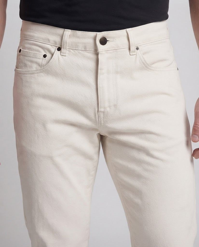Herren Gerade geschnittene Five-Pocket-Stoffhose mit leichtem Stretch Drune