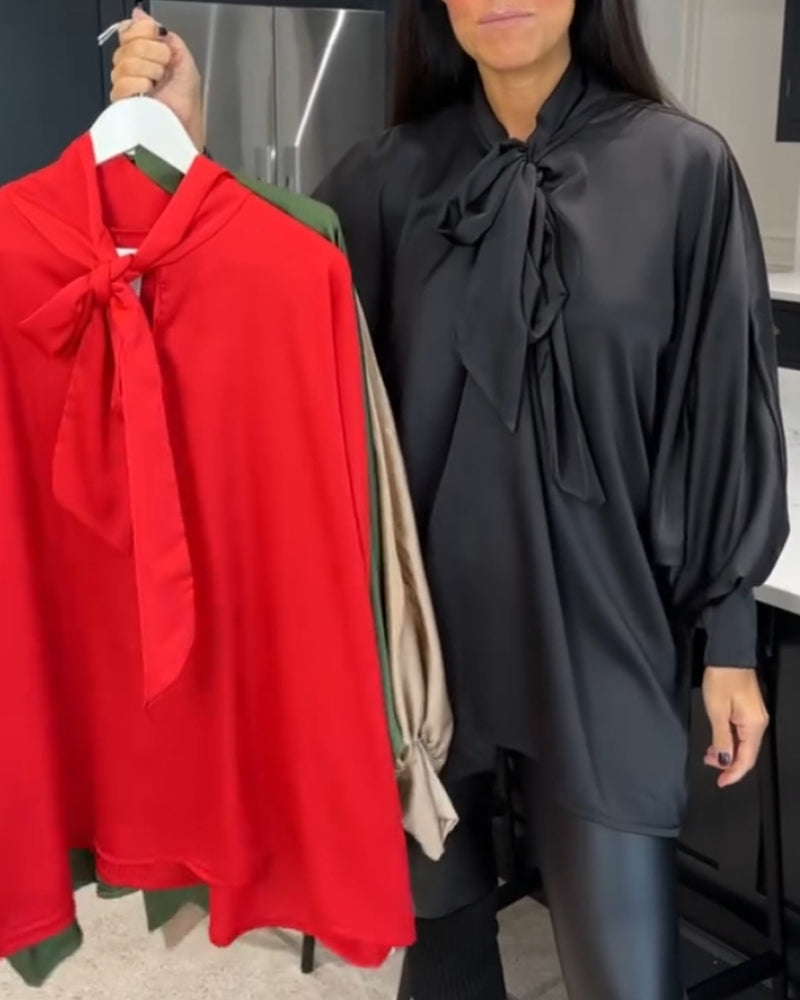 Drune | Bandkragen und Elegante Bluse