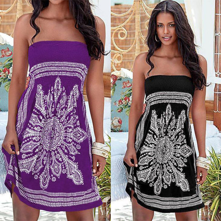 Drune | Bedrucktes Röhrentop-Kleid