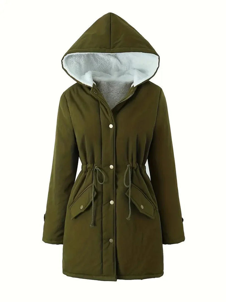 Drune | Fleece-Futter Parka - Warm & Leicht - Verstellbare Taille - Legere Winterbekleidung