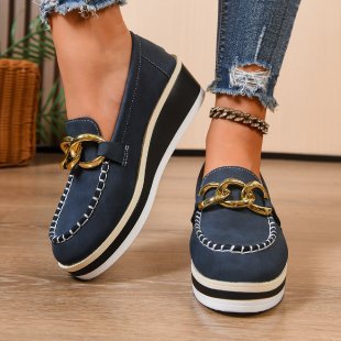 Orthopädische Slipper mit dicker Sohle und Ketten Drune Drune