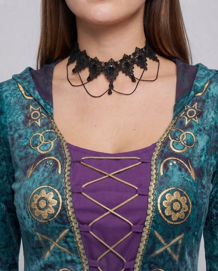 Fantastisches Kostüm für Frauen mit filigranen Details Drune