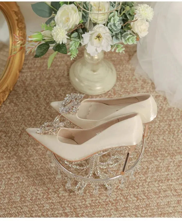 Drune | Brautschuhe Stiletto mit Strass
