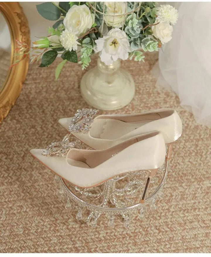 Drune | Brautschuhe Stiletto mit Strass
