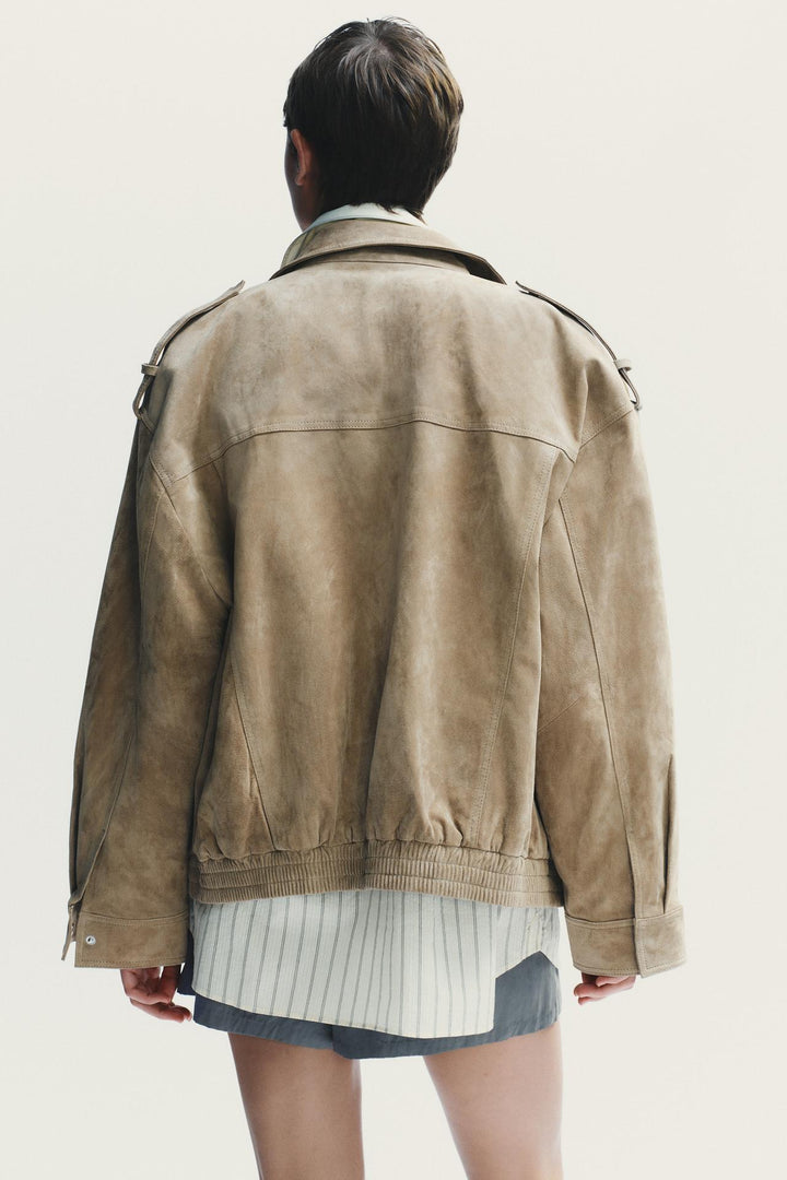 Drune | Classic vintage-inspired suede jacket
