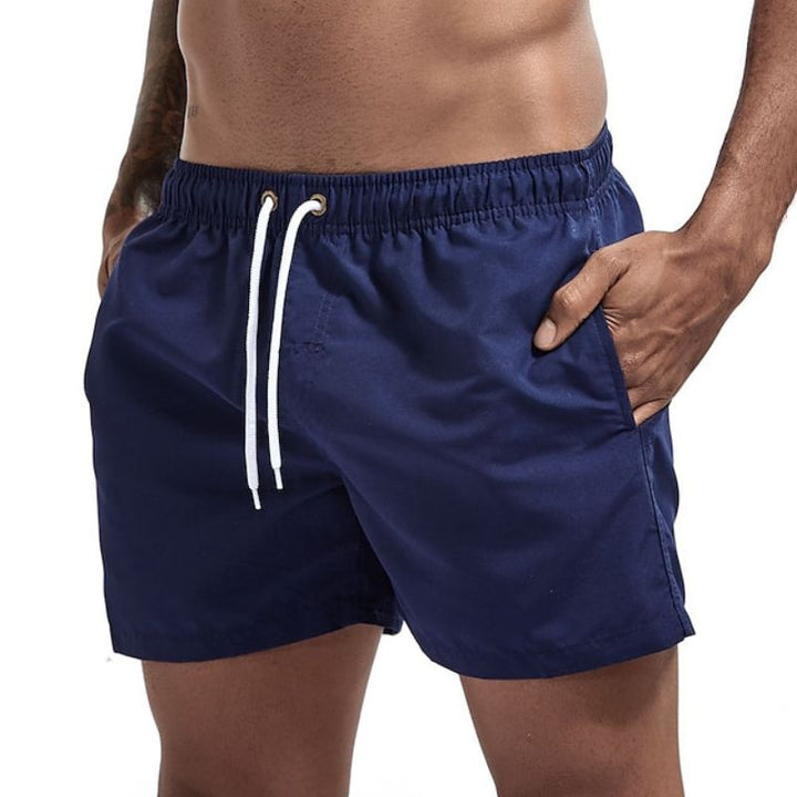 Drune | Einfarbige Herrenstrandshorts Schnelltrocknend