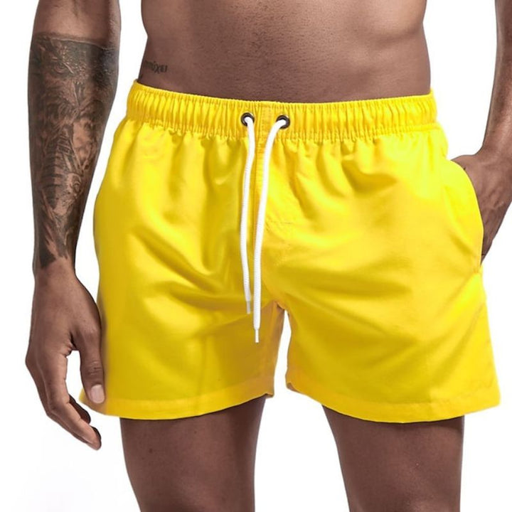 Drune | Einfarbige Herrenstrandshorts Schnelltrocknend