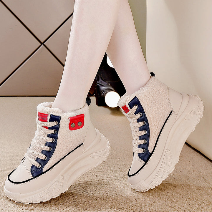 Drune – Wasserdichte Plüsch-Stiefeletten