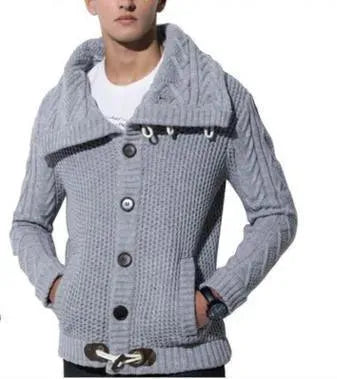 Drune | Strickjacke Pullover für Männer im Warmen Stil